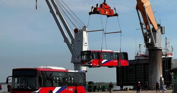 Taiwanese elektrische bussen komen aan in Paraguay - Mercopress